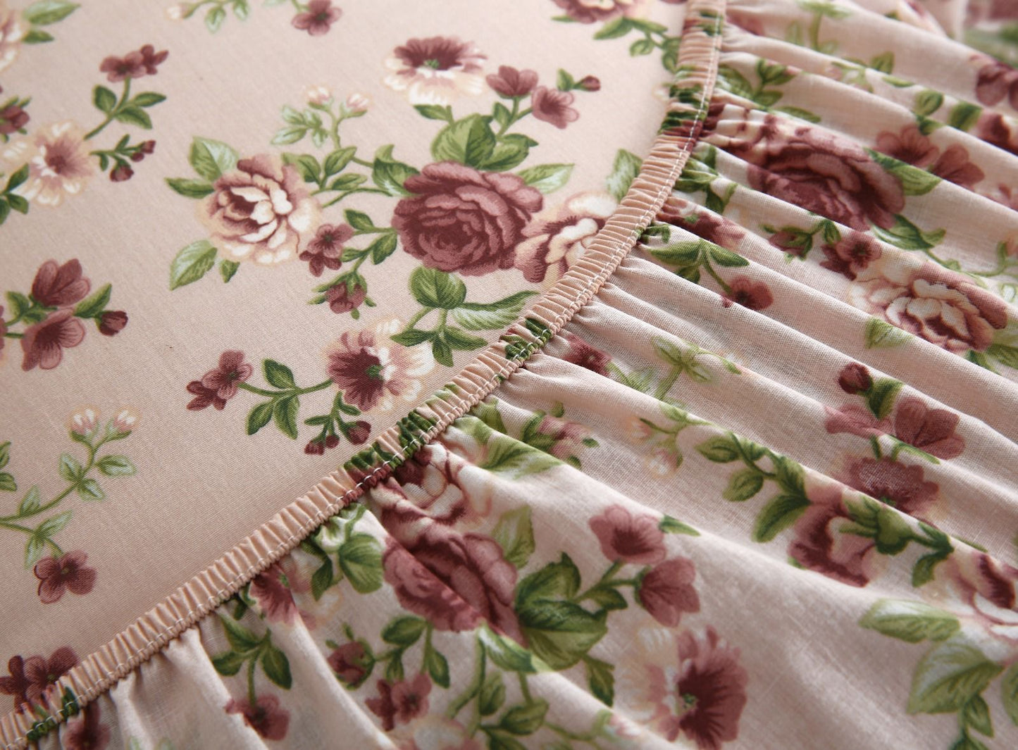 Percale Fitted Bed Sheet- PFL005