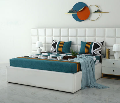 Fitted Bed Sheet- PFT019 Fitted Sheets Apricot