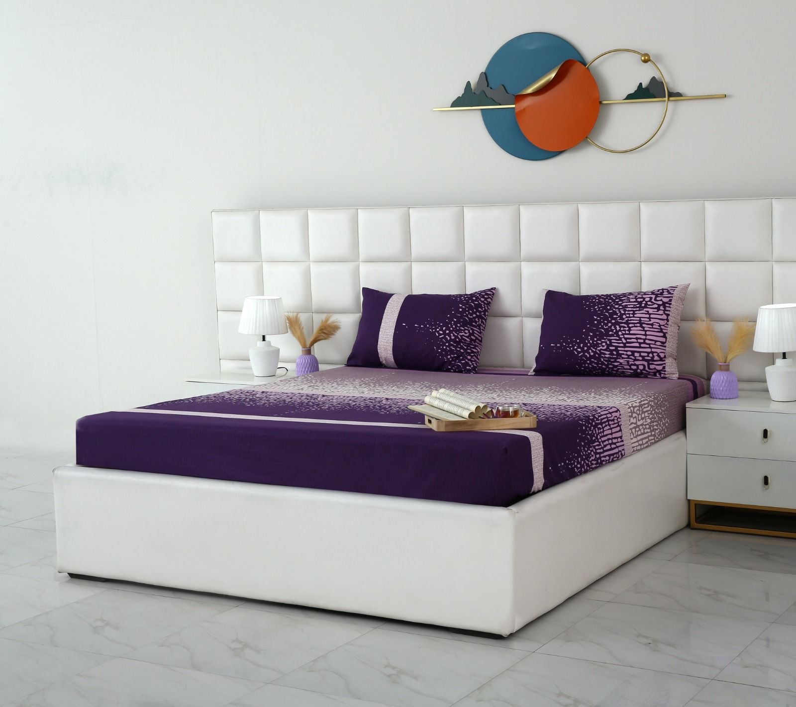 Fitted Bed Sheet- PFT020 Fitted Sheets Apricot