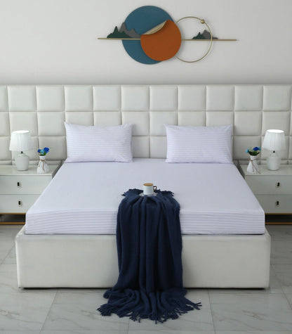 Fitted Bed Sheet- PFT015 Fitted Sheets Apricot