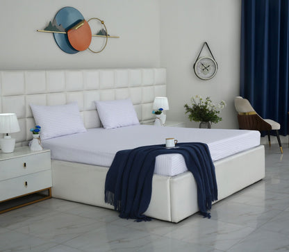 Fitted Bed Sheet- PFT015 Fitted Sheets Apricot