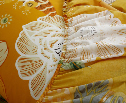 Fitted Bed Sheet- PFT021 Fitted Sheets Apricot