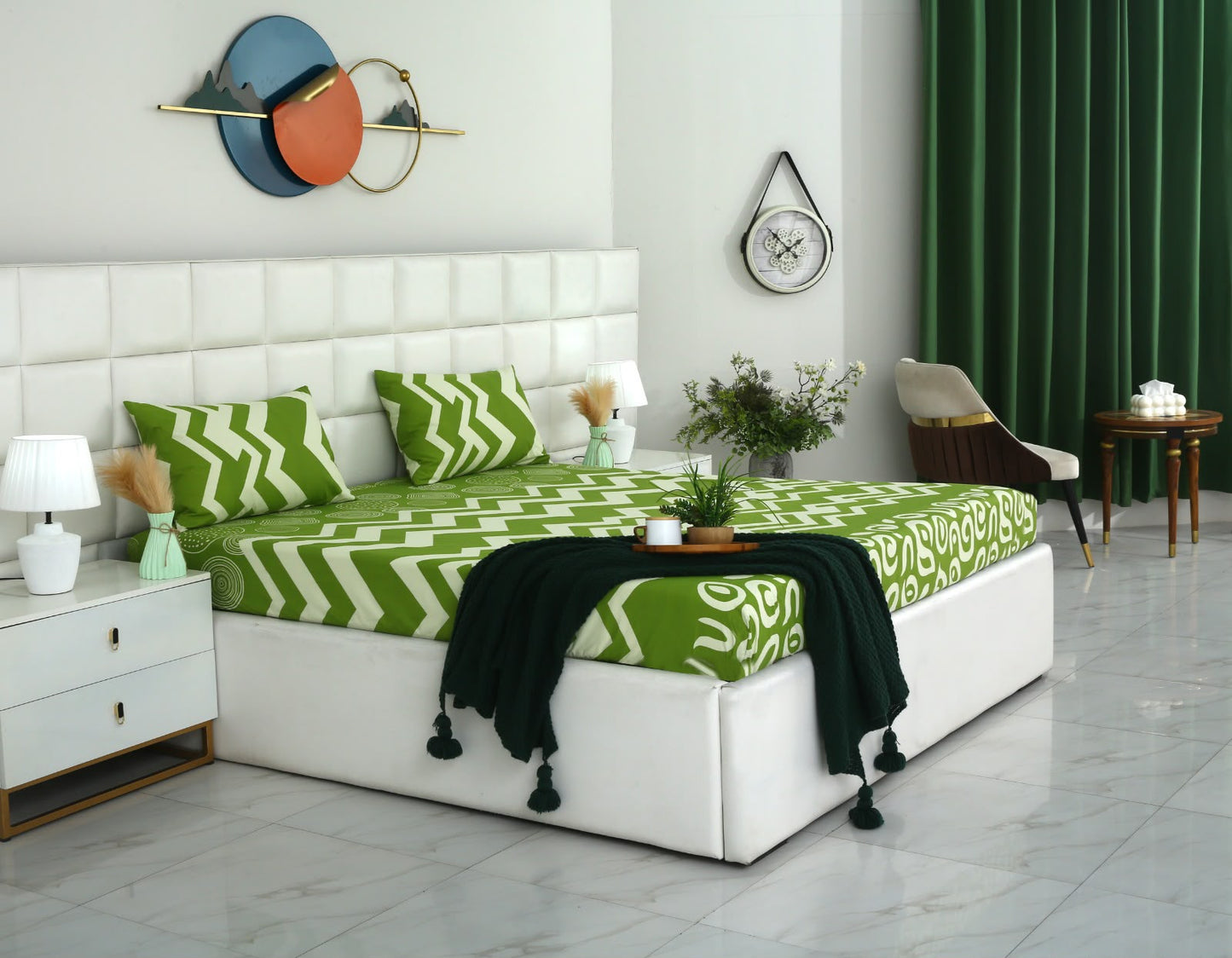 Fitted Bed Sheet- PFT024