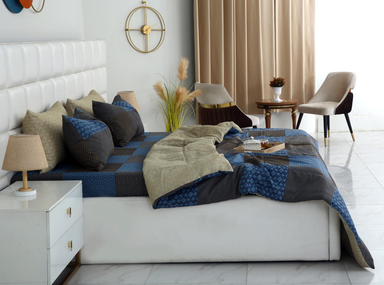 6 PCs Summer Comforter Set- COM001
