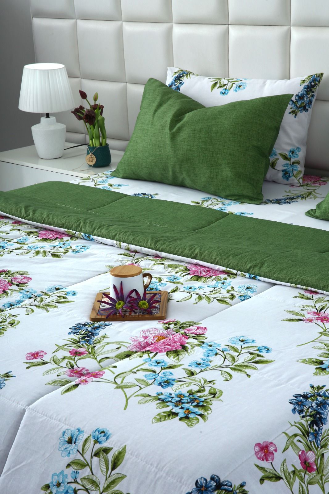 6 PCs Summer Comforter Set- COM006