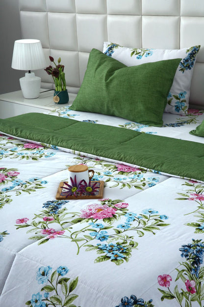 6 PCs Summer Comforter Set- COM006