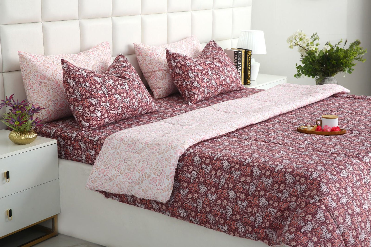 6 PCs Summer Comforter Set- COM003