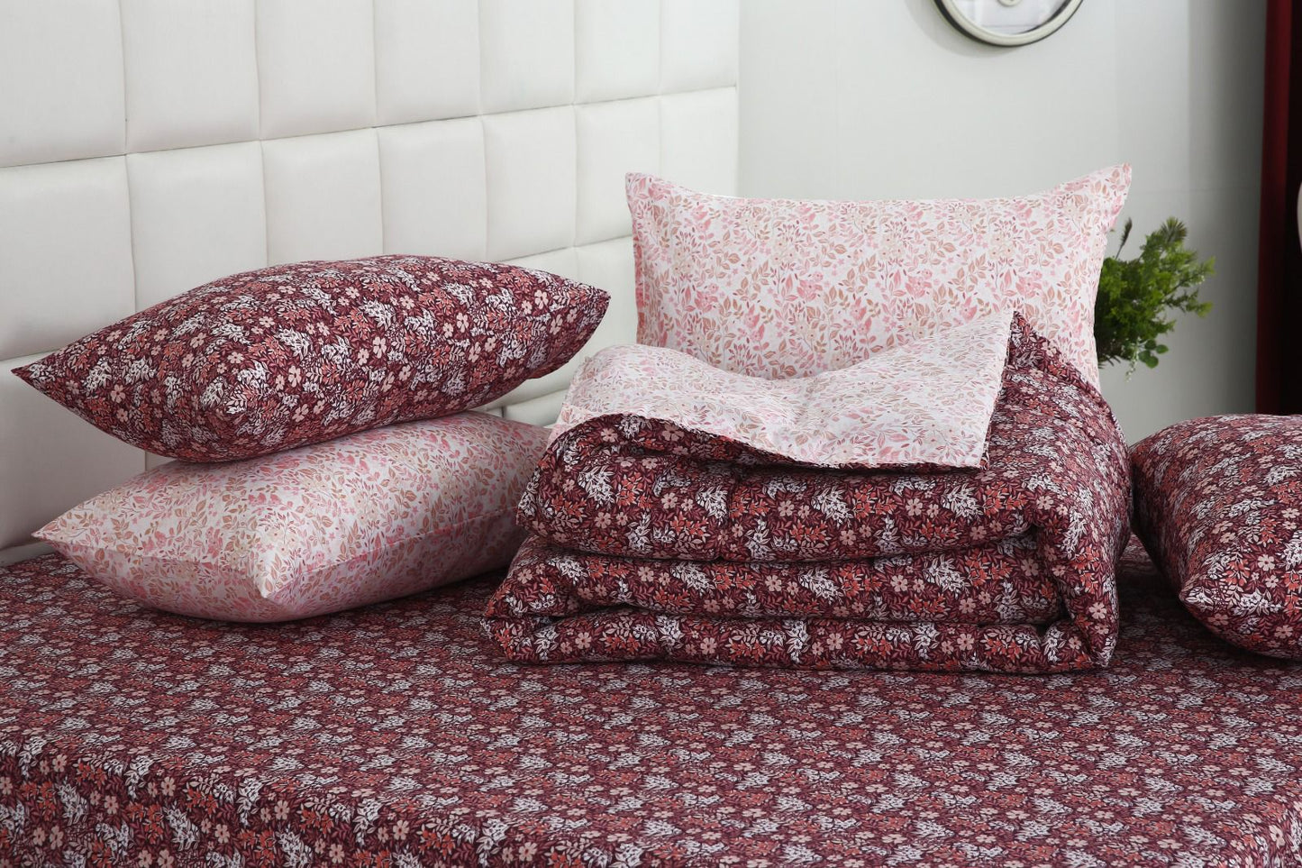 6 PCs Summer Comforter Set- COM003