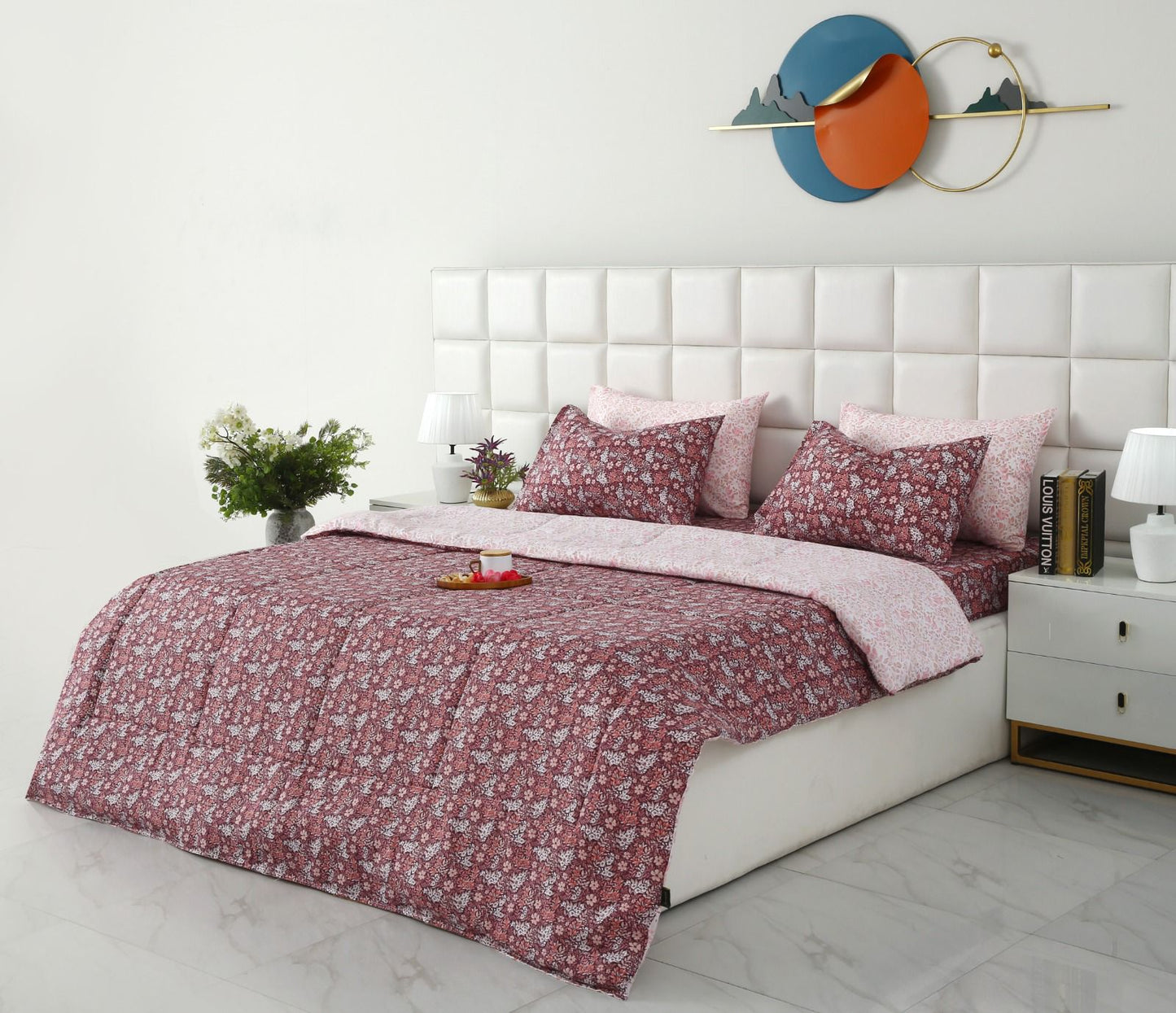 6 PCs Summer Comforter Set- COM003