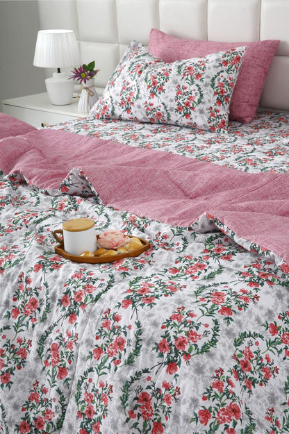 6 PCs Summer Comforter Set- COM005