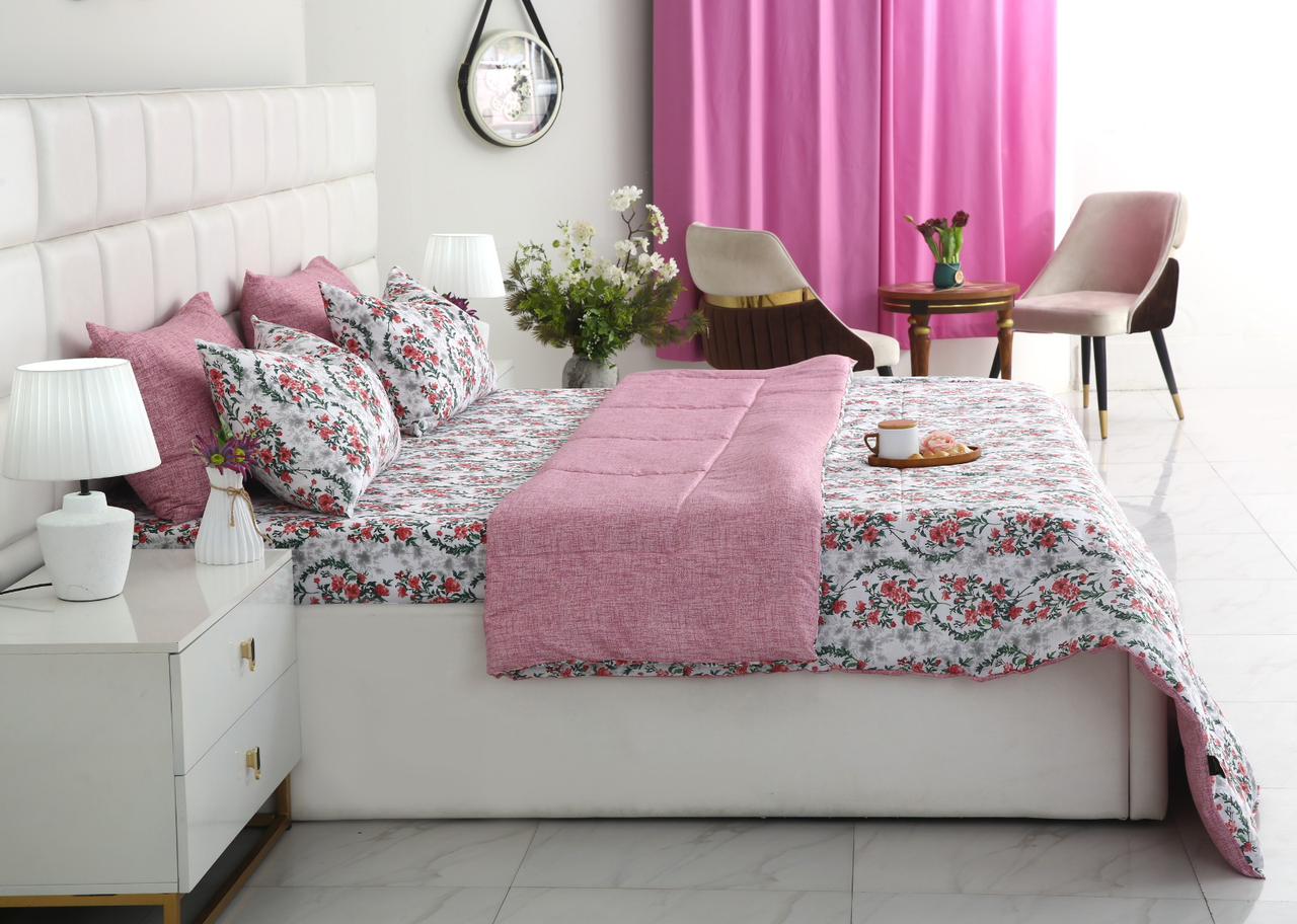 6 PCs Summer Comforter Set- COM005