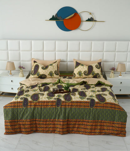 6 PCs Summer Comforter Set- COM004