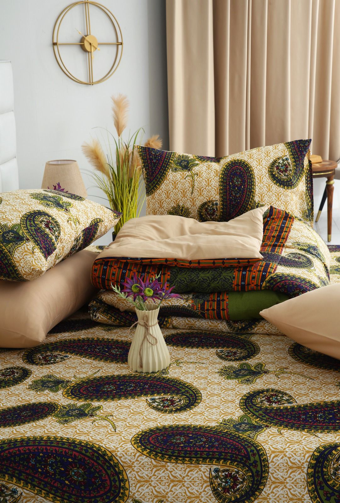 6 PCs Summer Comforter Set- COM004