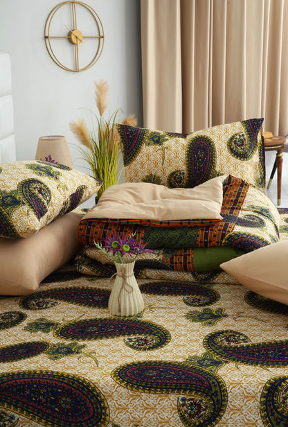 6 PCs Summer Comforter Set- COM004