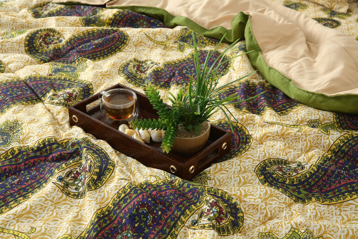 6 PCs Summer Comforter Set- COM004