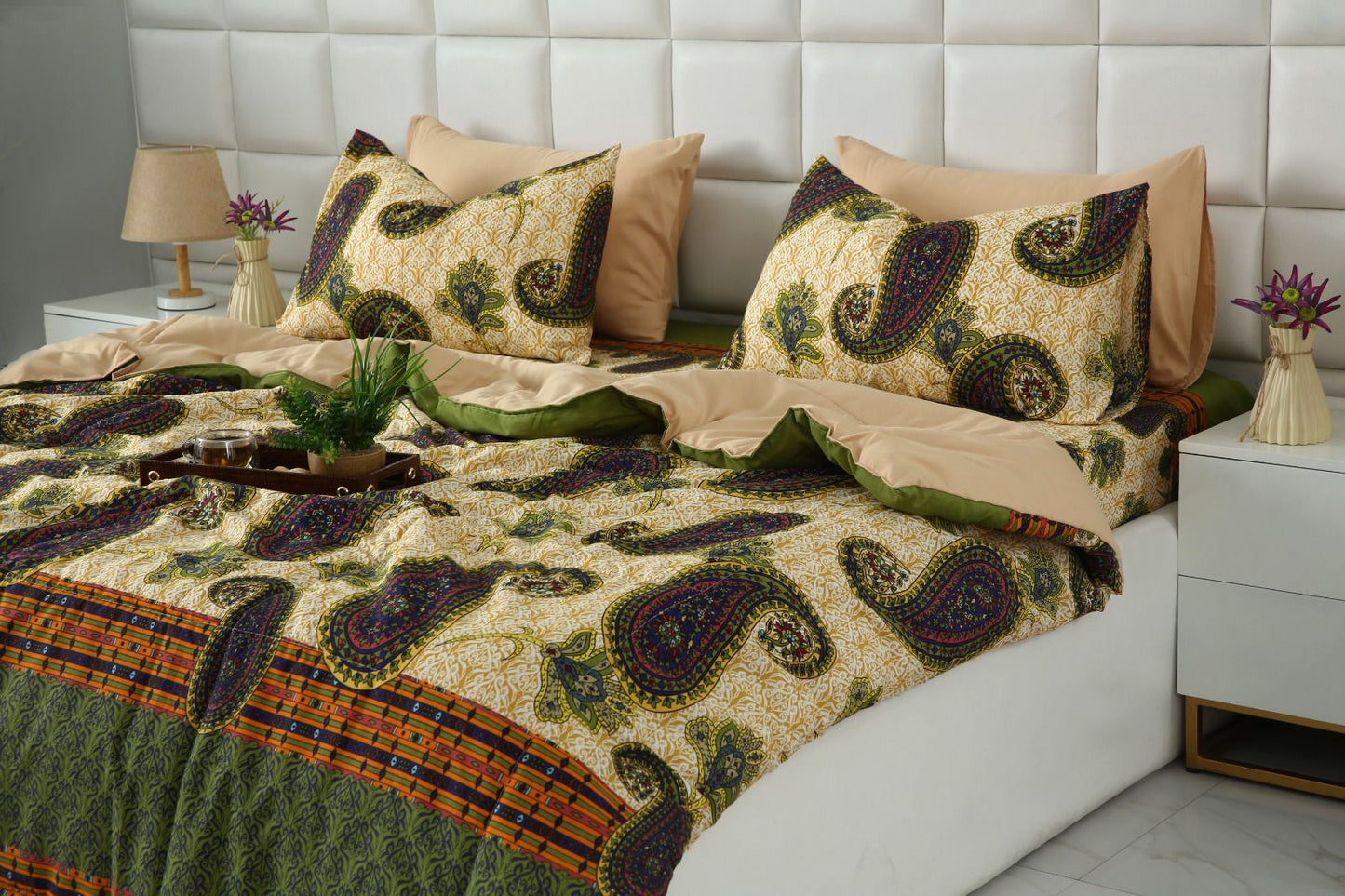 6 PCs Summer Comforter Set- COM004