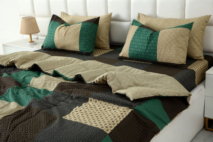 6 PCs Summer Comforter Set- COM002
