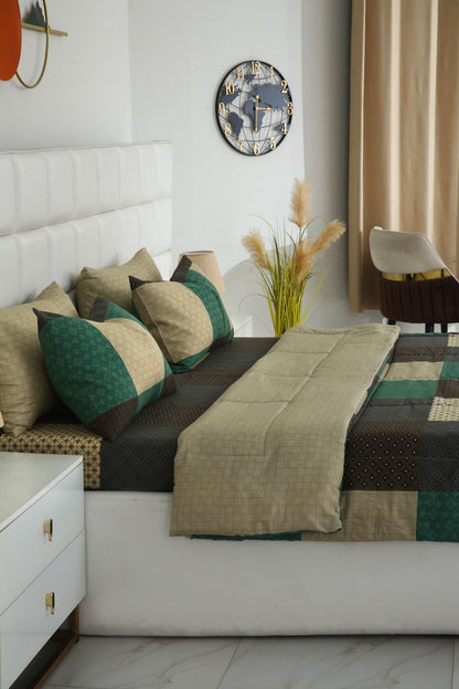 6 PCs Summer Comforter Set- COM002