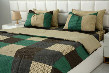 6 PCs Summer Comforter Set- COM002
