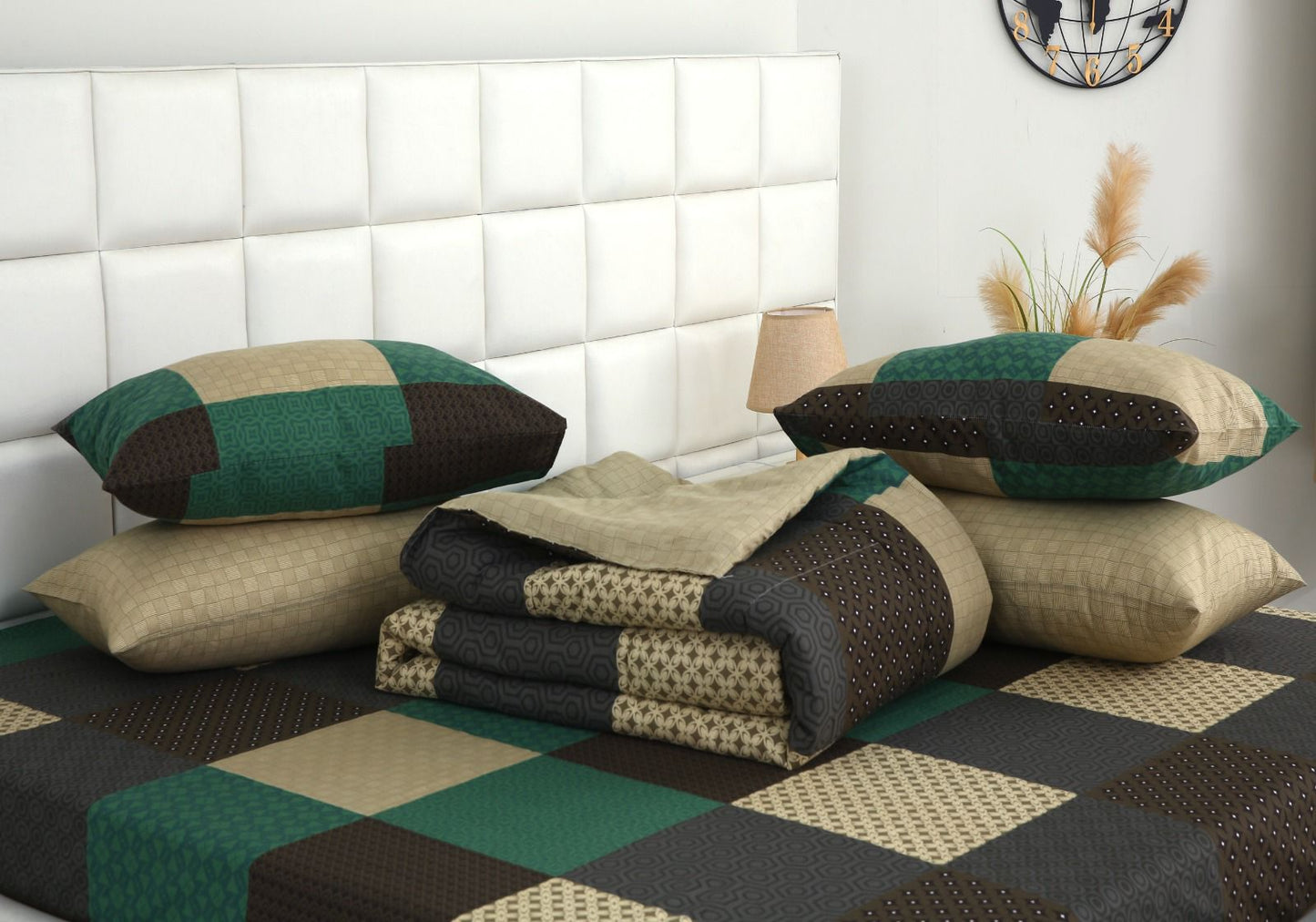 6 PCs Summer Comforter Set- COM002