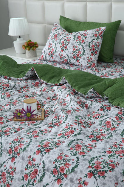 6 PCs Summer Comforter Set- COM008