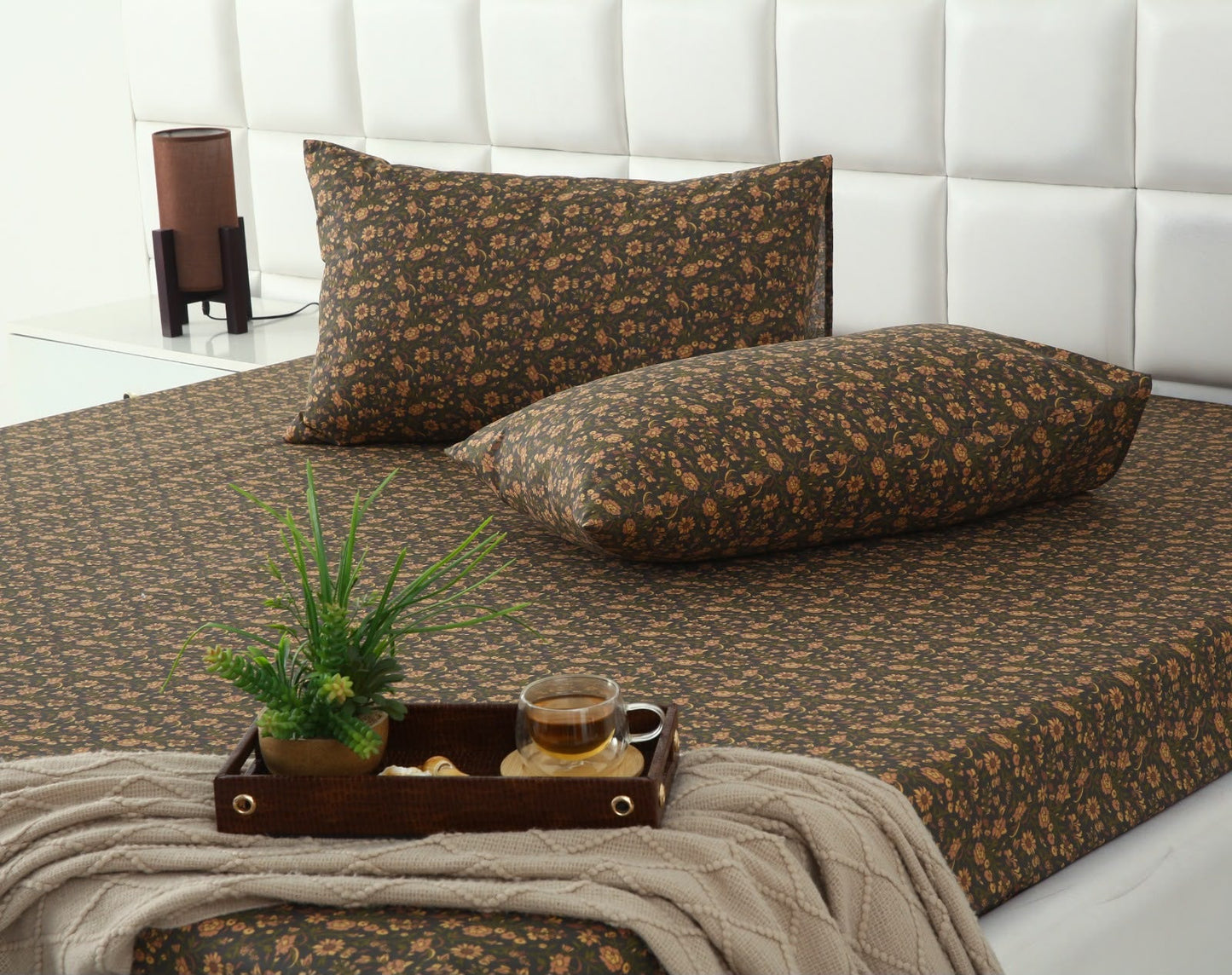 Fitted Bed Sheet- PFT0271