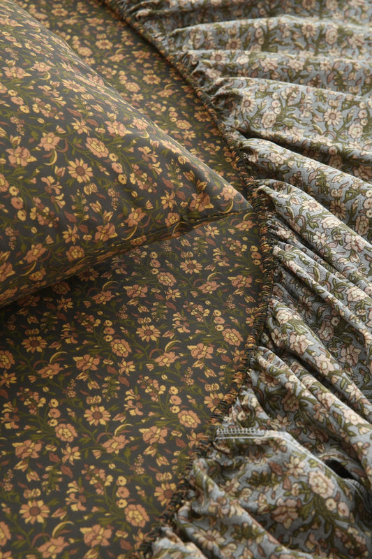 Fitted Bed Sheet- PFT0271 Fitted Sheets Apricot
