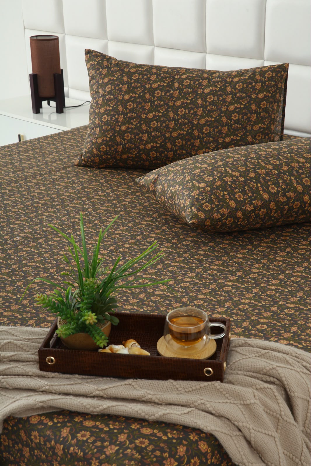 Fitted Bed Sheet- PFT0271