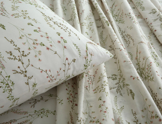 Fitted Bed Sheet- PFT0272 Fitted Sheets Apricot
