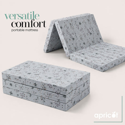 Foldable Mattress Mattress- Botanics Flower Protectors Apricot