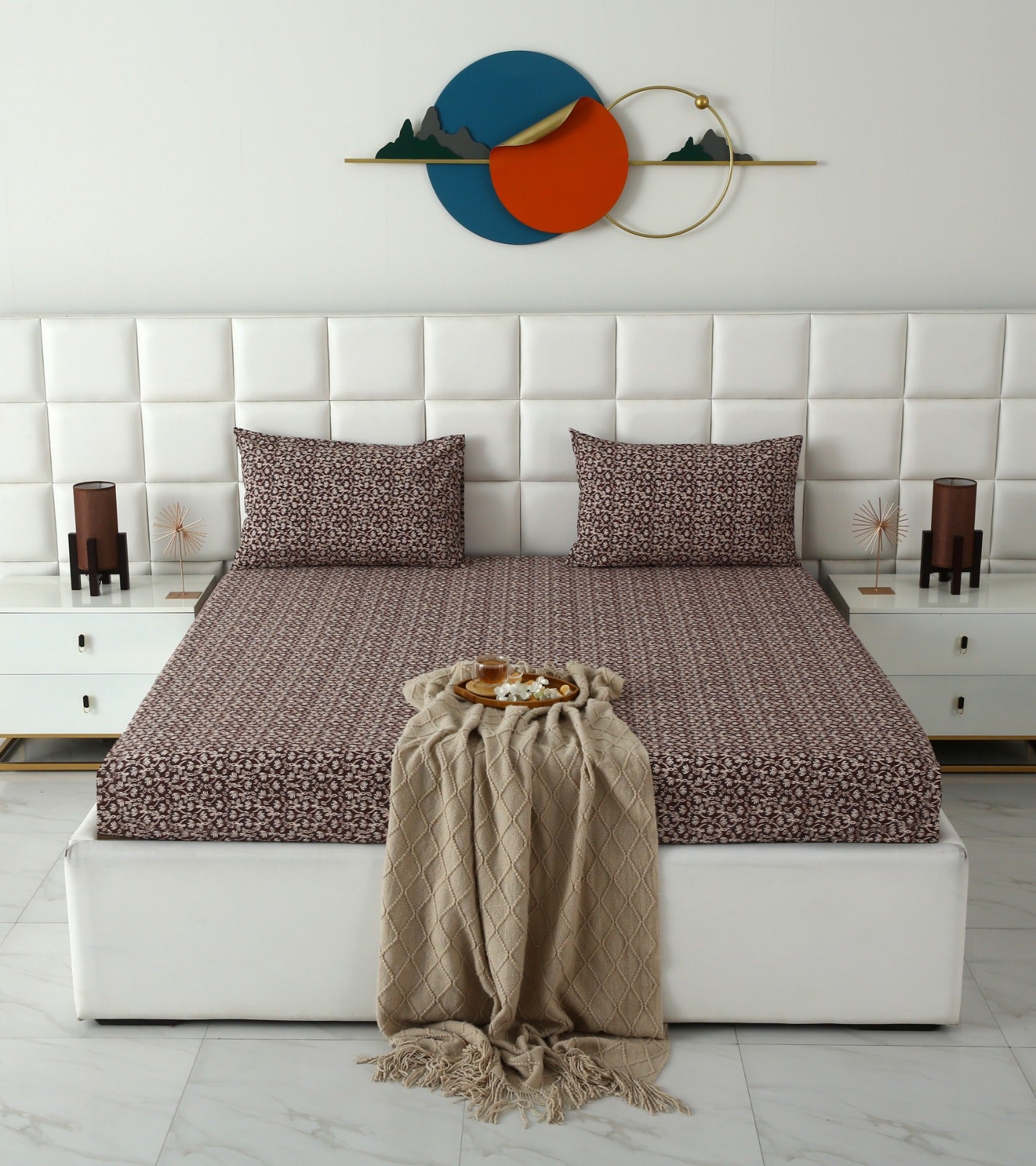 Fitted Bed Sheet- PFT0282