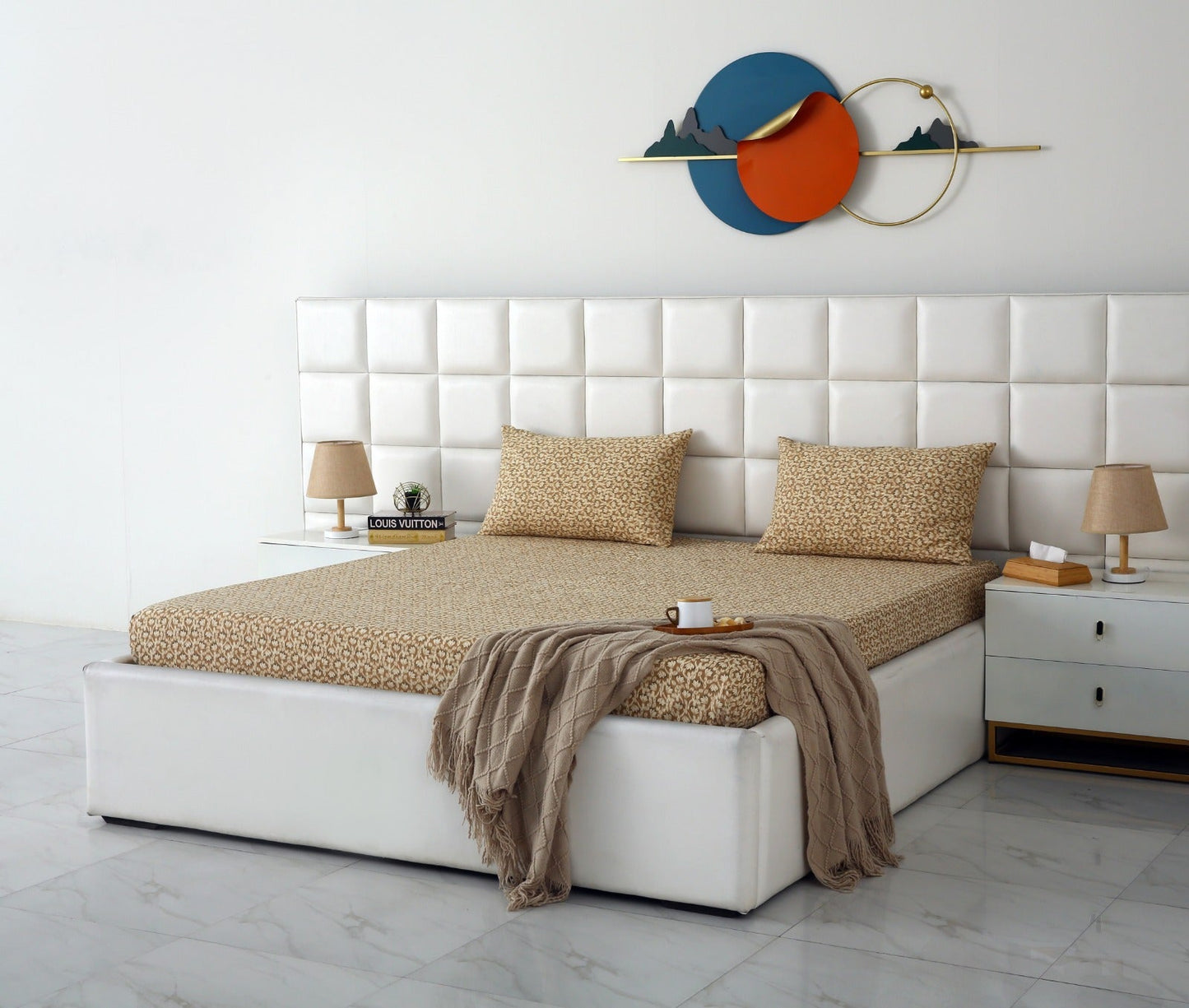 Fitted Bed Sheet- PFT0283