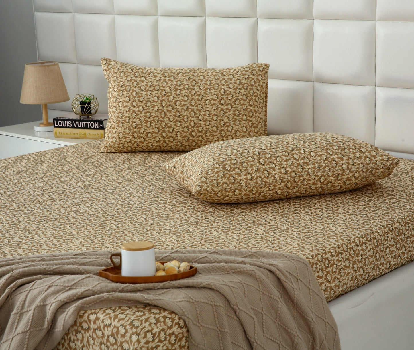 Fitted Bed Sheet- PFT0283