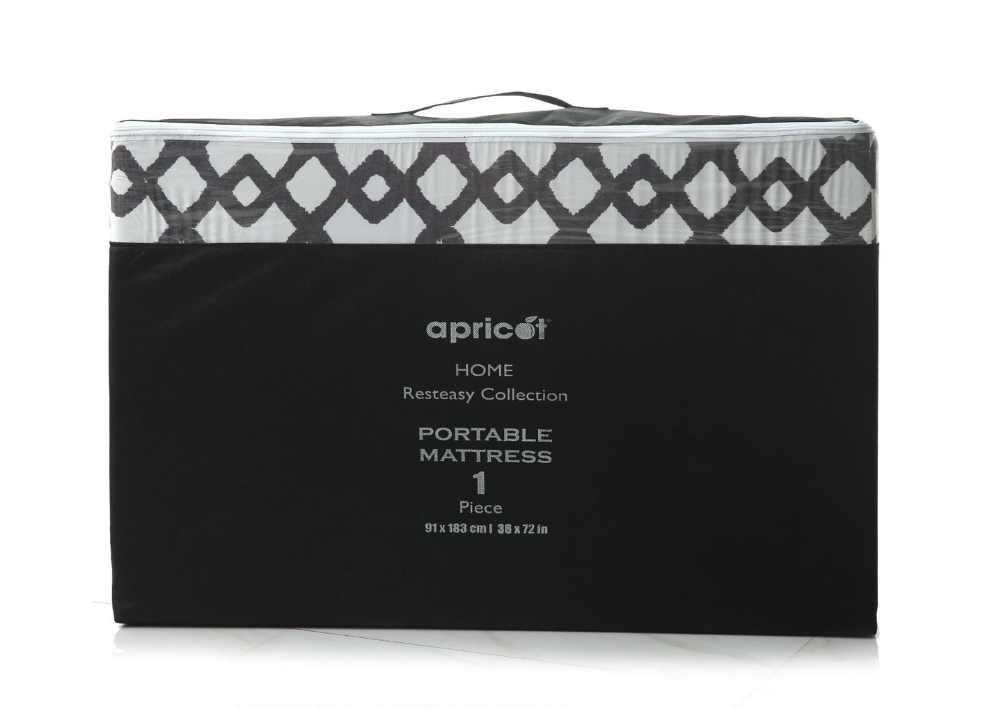 Foldable Mattress- Grey Diamond Protectors Apricot