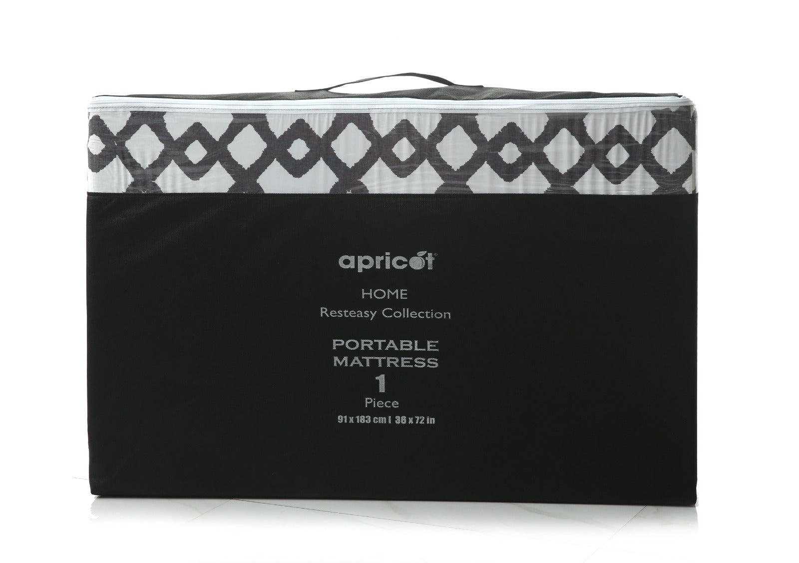 Foldable Mattress- Grey Diamond Protectors Apricot