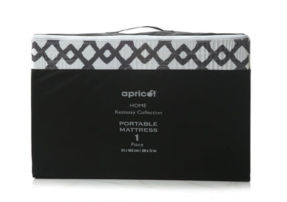 Foldable Mattress- Grey Diamond Protectors Apricot