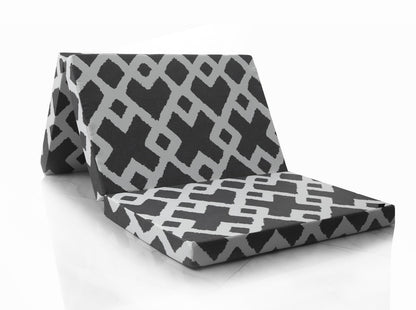 Foldable Mattress- Grey Diamond Protectors Apricot