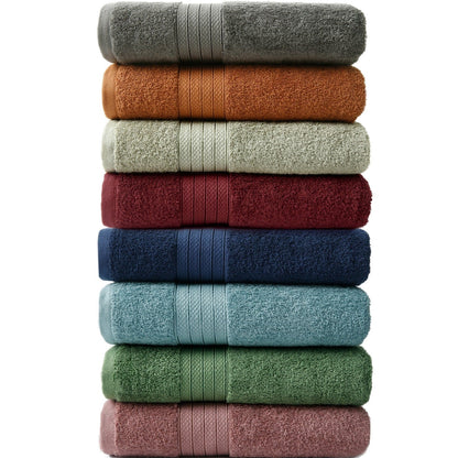 1 PC 100% Cotton Towel (16078)- Storm Blue Bath Towels & Washcloths Apricot