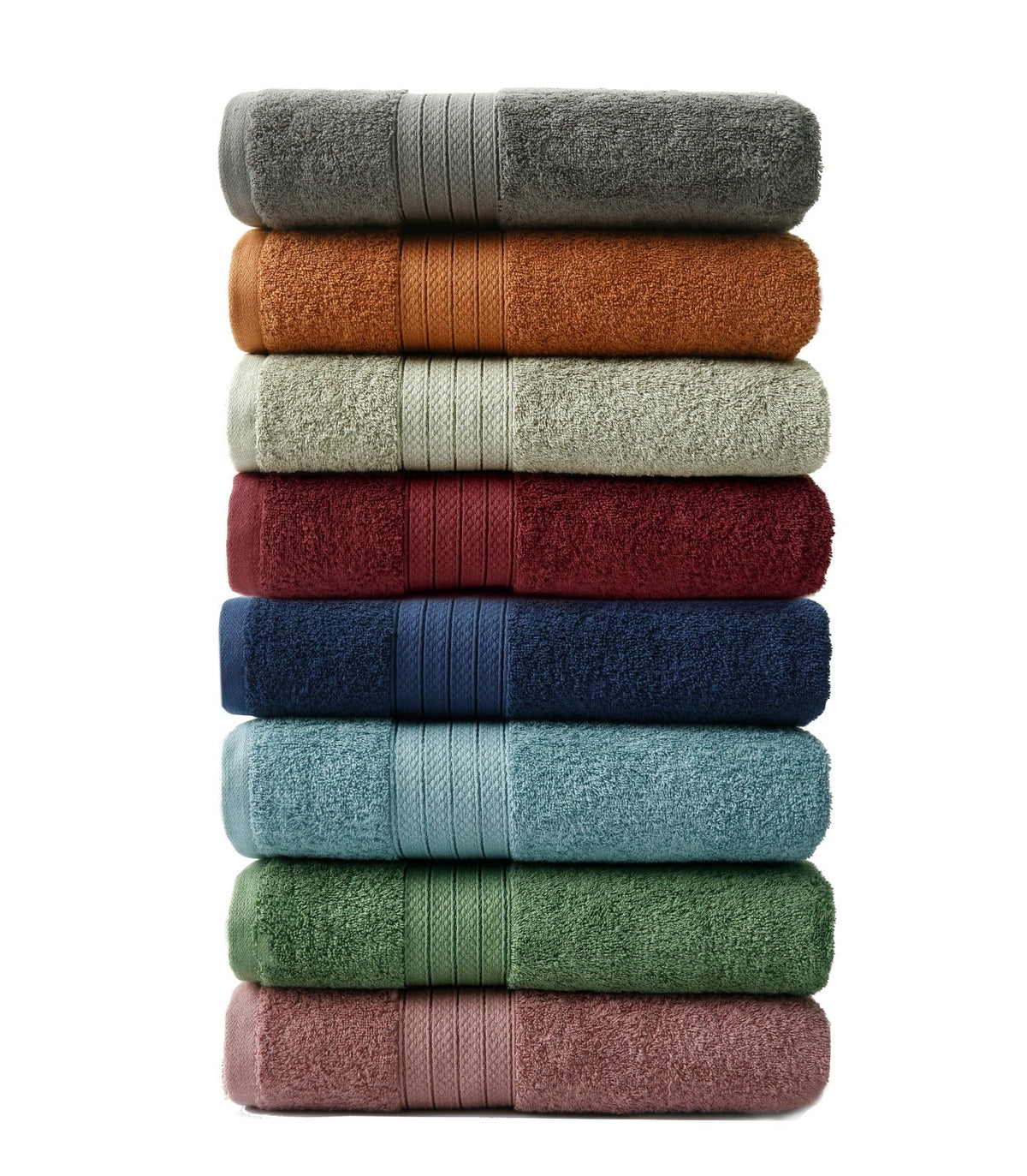 1 PC 100% Cotton Towel (16082)- MidNight Blue Bath Towels & Washcloths Apricot