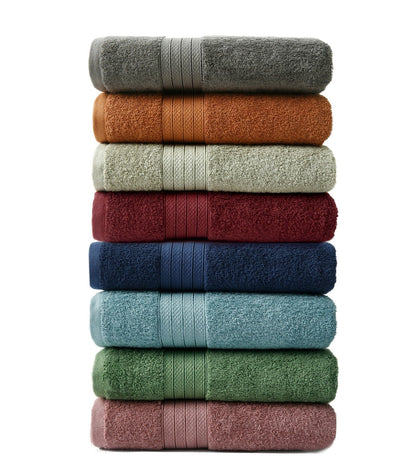 1 PC 100% Cotton Towel (16082)- MidNight Blue Bath Towels & Washcloths Apricot