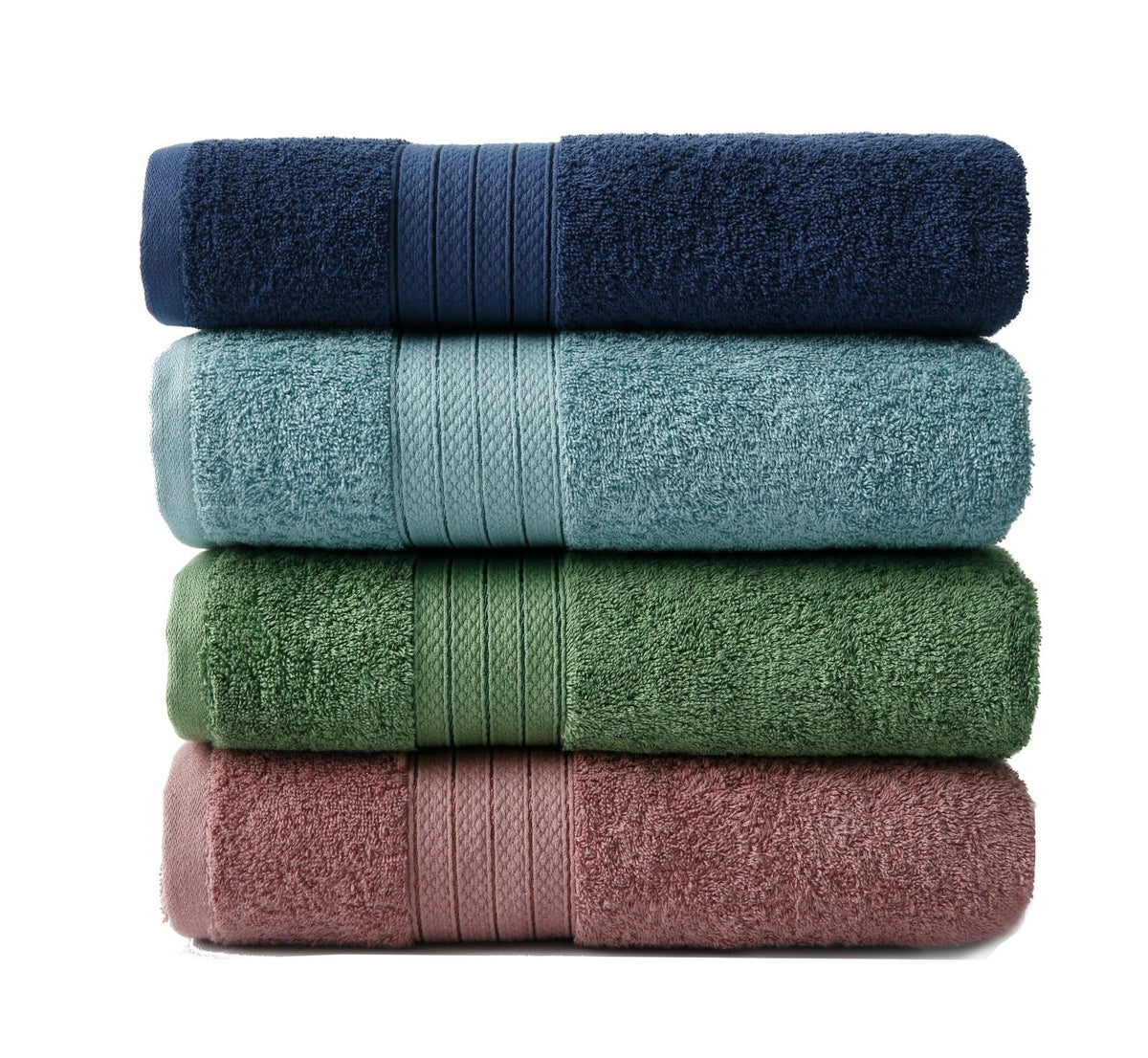 1 PC 100% Cotton Towel (16078)- Storm Blue Bath Towels & Washcloths Apricot