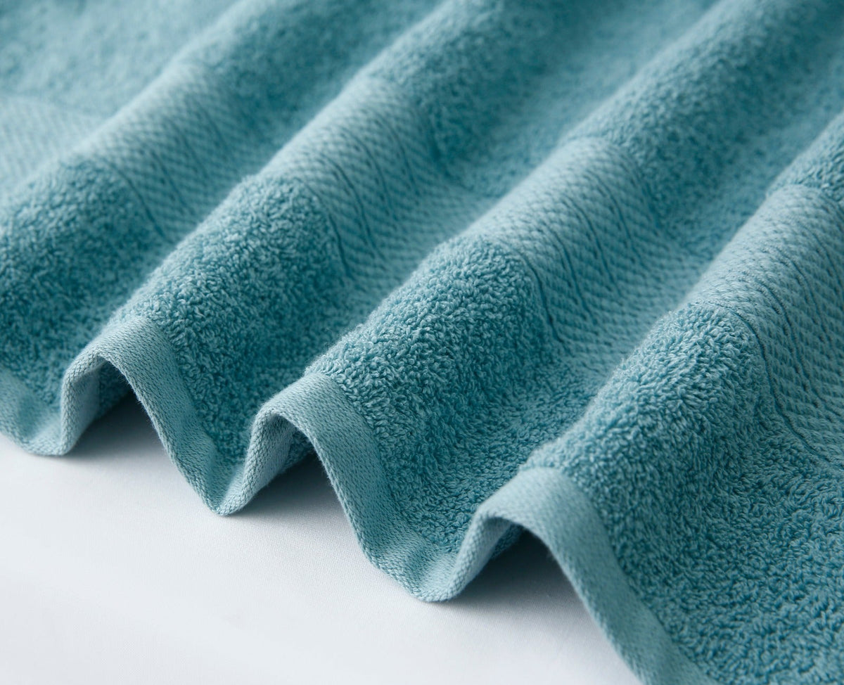 1 PC 100% Cotton Towel (16078)- Storm Blue Bath Towels & Washcloths Apricot