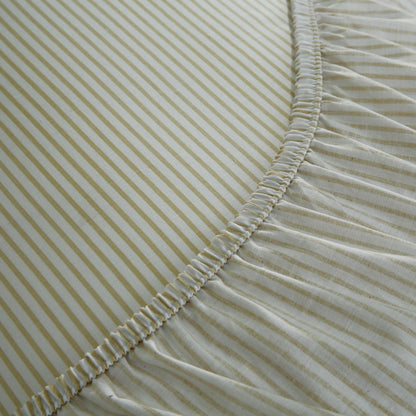 Fitted Bed Sheet- PFT0291 Fitted Sheets Apricot