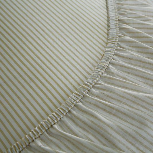 Fitted Bed Sheet- PFT0291 Fitted Sheets Apricot