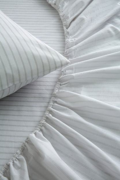Fitted Bed Sheet- PFT0292 Fitted Sheets Apricot