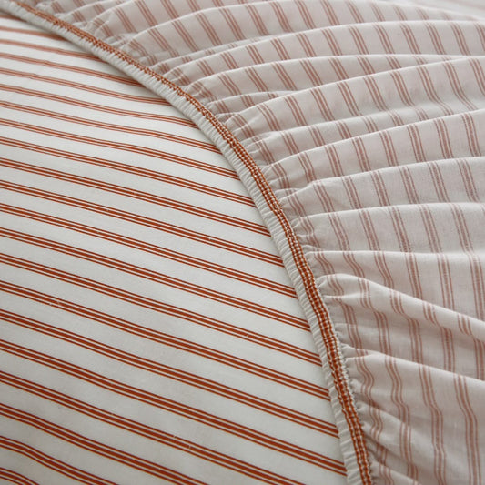 Fitted Bed Sheet- PFT0293 Fitted Sheets Apricot