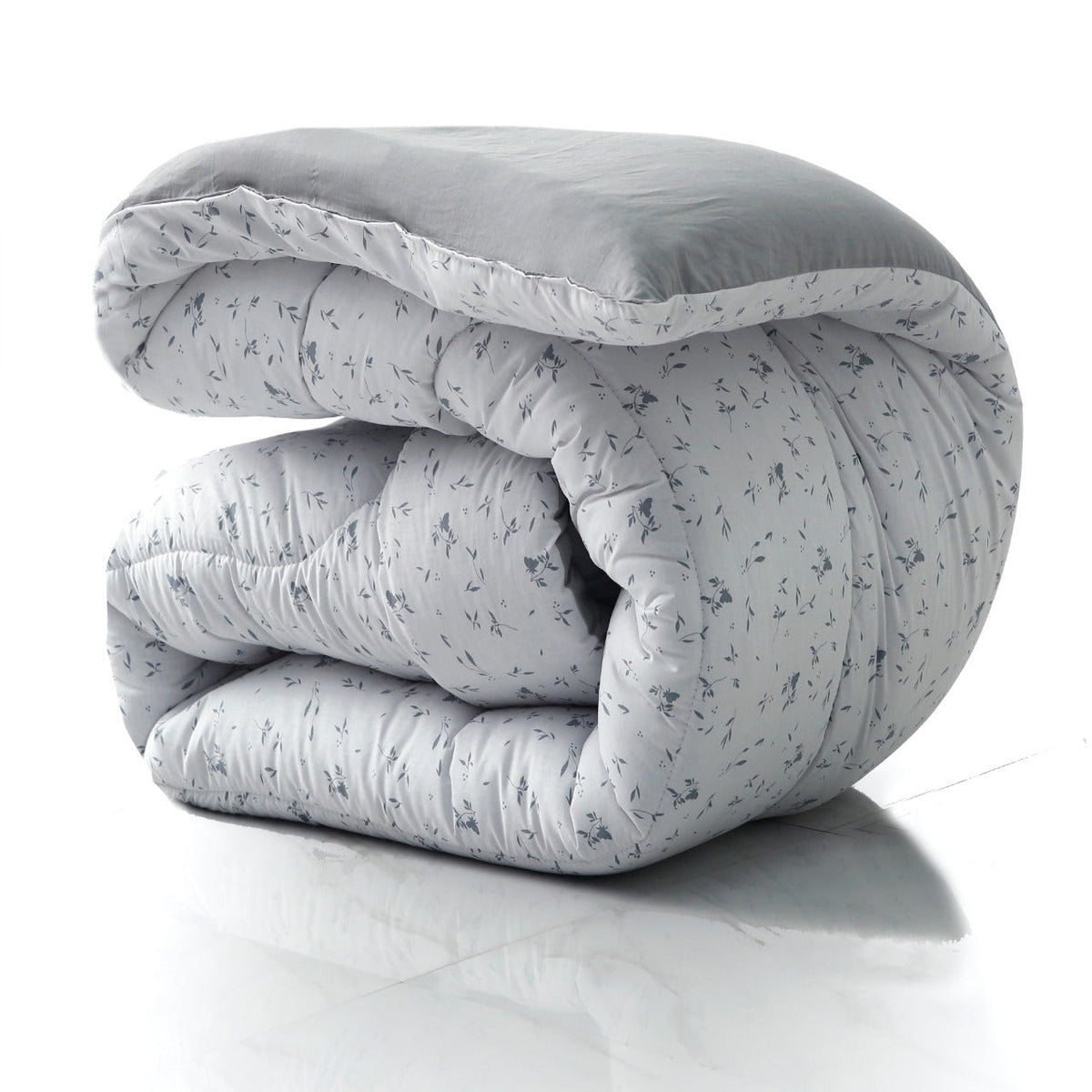 8 PCs Premium Winter Razai Set- Silver Spring Comforters Apricot