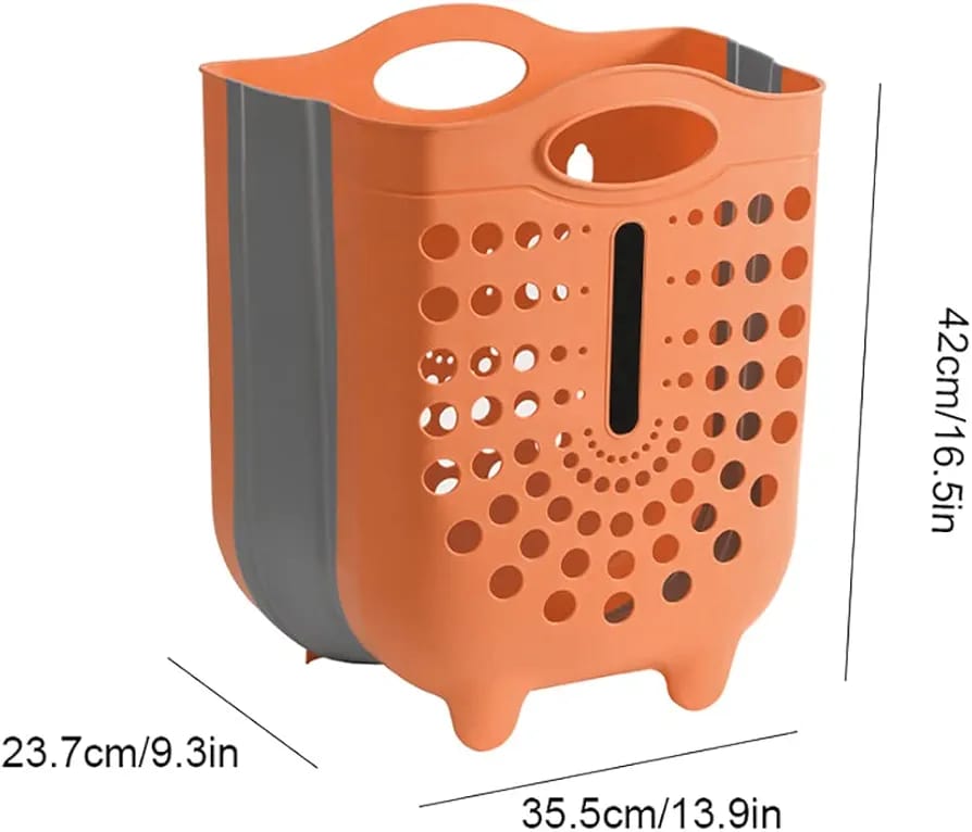 Collapsible Laundry Basket Apricot