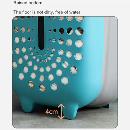 Collapsible Laundry Basket Apricot