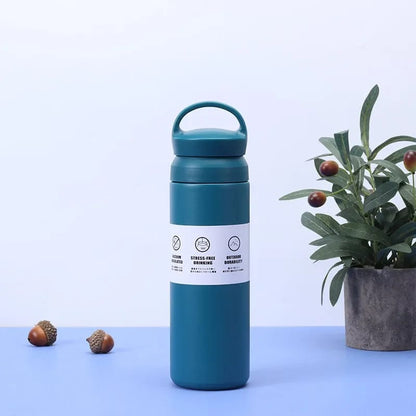 Double-Wall Stainless Steel Insulated Water Bottle(SA2408-225)-Blue Apricot